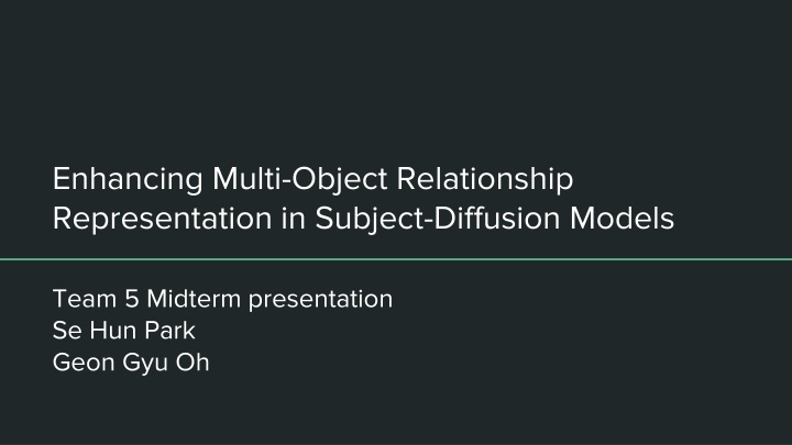 enhancing multi object relationship n.w