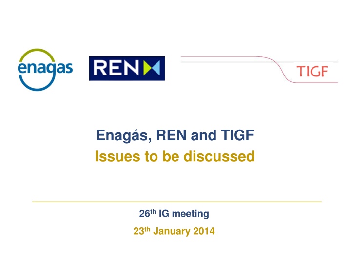 enag s ren and tigf issues to be discussed n.w