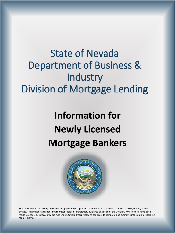 state of nevada state of nevada department n.w