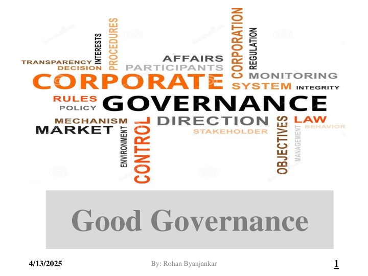 good governance n.w