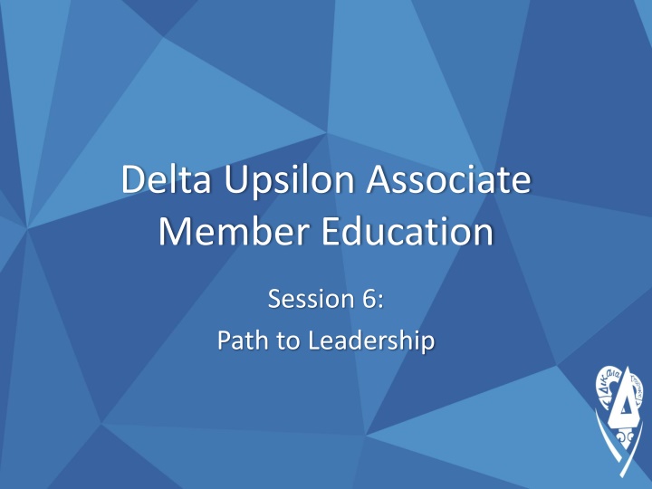 delta upsilon associate member education n.w