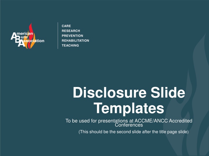 disclosure slide templates to be used n.w