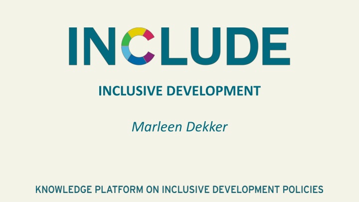 inclusive development n.w