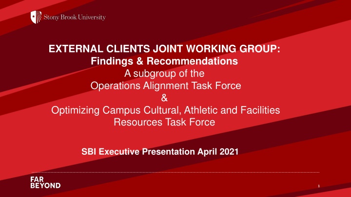 external clients joint working group findings n.w