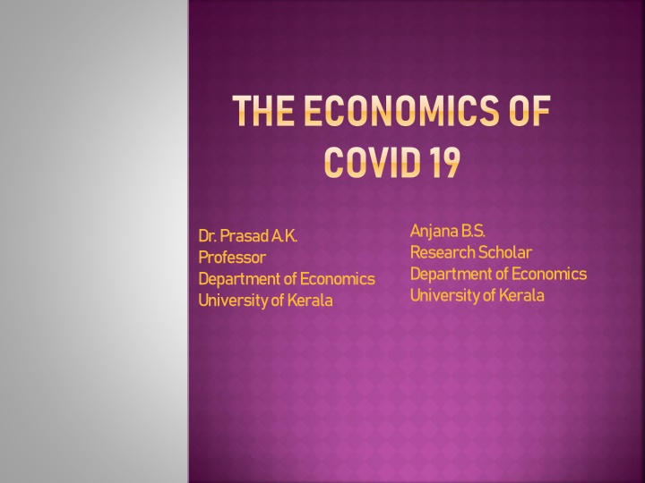 the economicsof covid 19 n.w