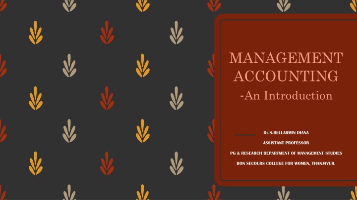 management accounting an introduction n.w