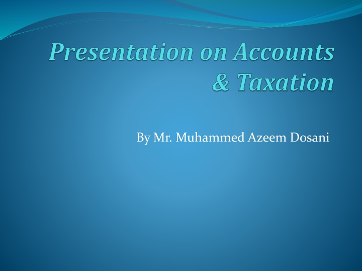 by mr muhammed azeem dosani n.w