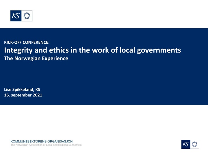 kick off conference integrity and ethics n.w