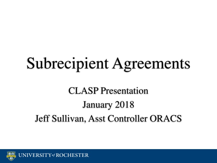 subrecipientagreements n.w
