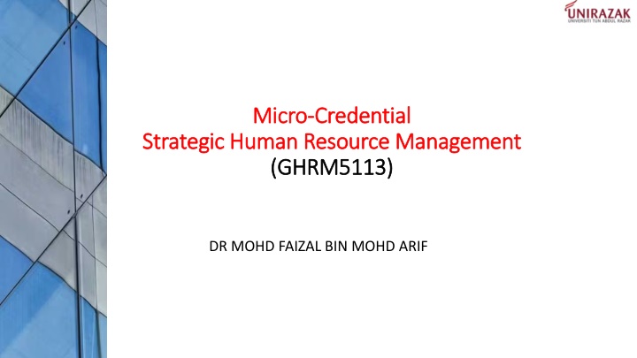 Strategic HR Management in Organizations`