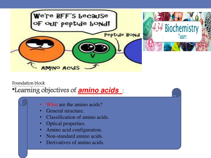 foundation block learning objectives of n.w