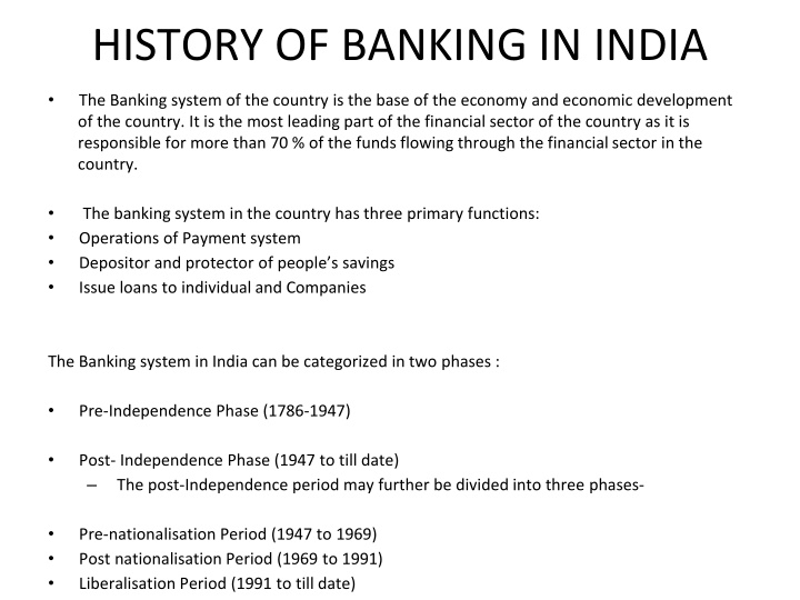 history of banking in india n.w