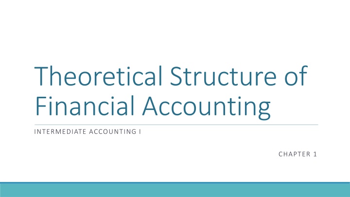theoretical structure of financial accounting n.w