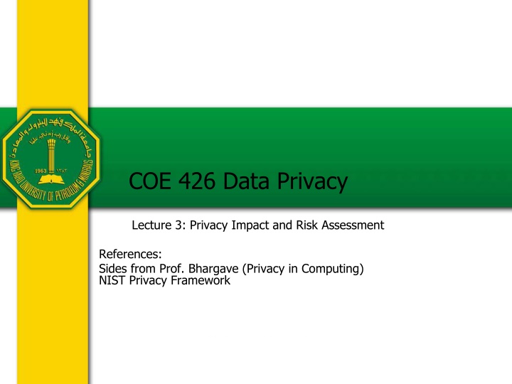 coe 426 data privacy n.w