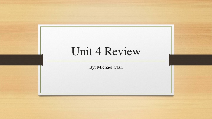 unit 4 review n.w