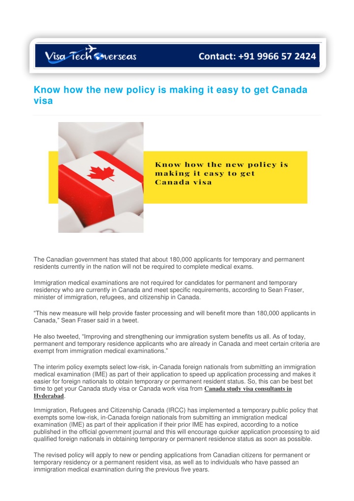 know how the new policy is making it easy n.w