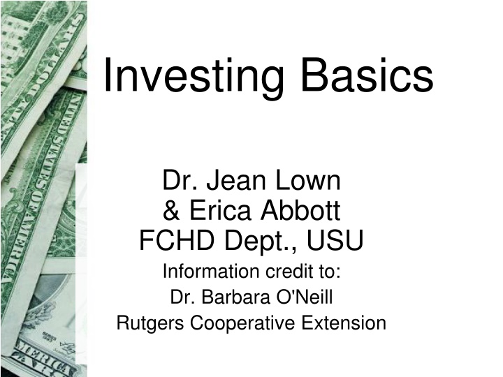 investing basics n.w