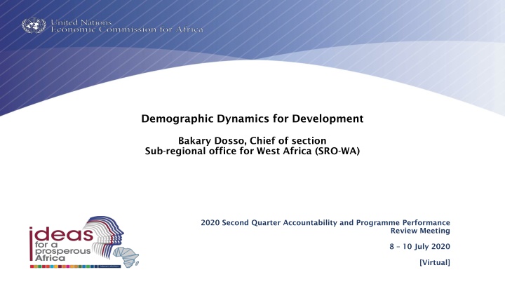 demographic dynamics for development n.w