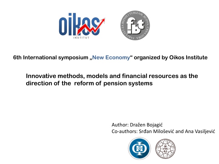 6th international symposium new economy organized n.w