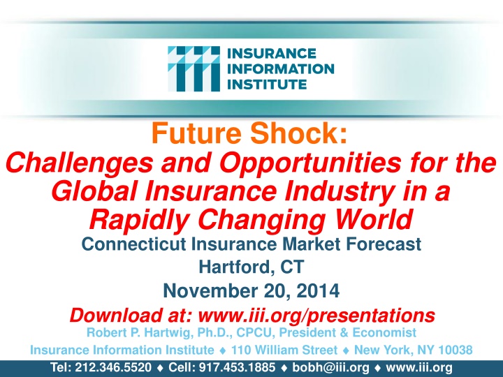 Challenges and Opportunities in Global Insurance Industry