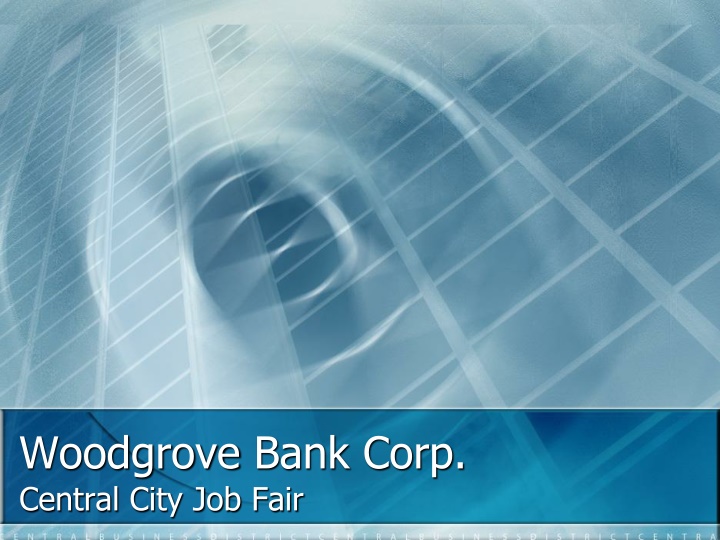 woodgrove bank corp central city job fair n.w