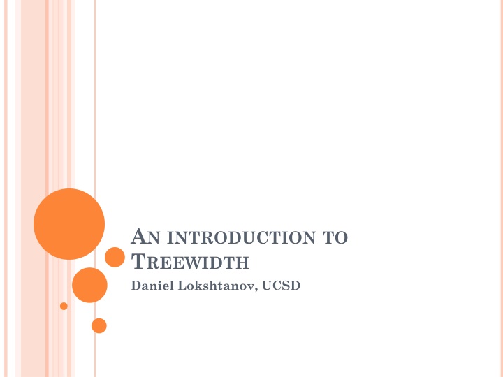 a n introduction to t reewidth daniel lokshtanov n.w