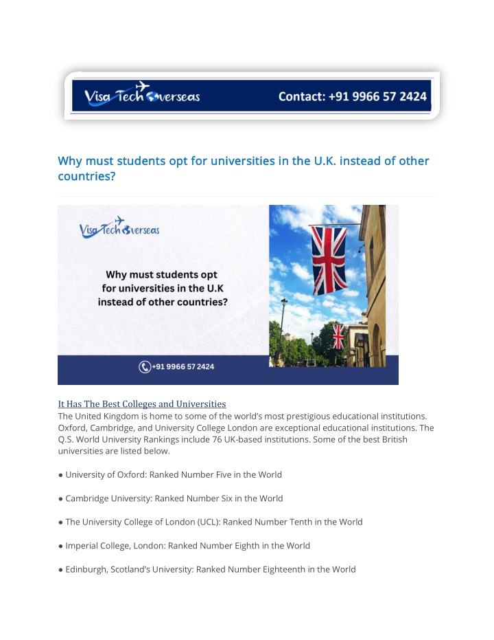 why must students opt for universities n.w