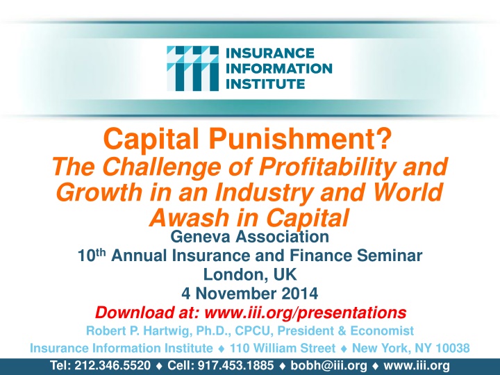 capital punishment the challenge of profitability n.w