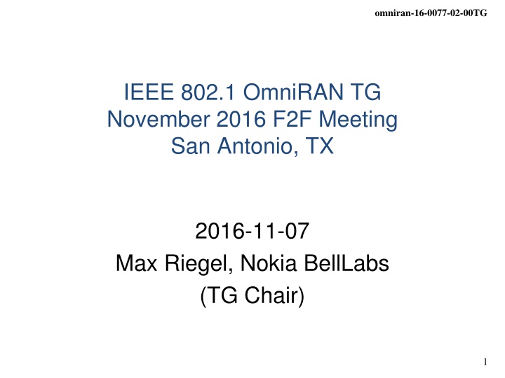 omniran 16 0077 02 00tg n.w