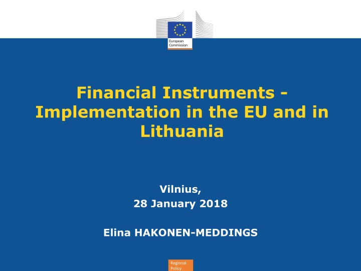 financial instruments implementation n.w