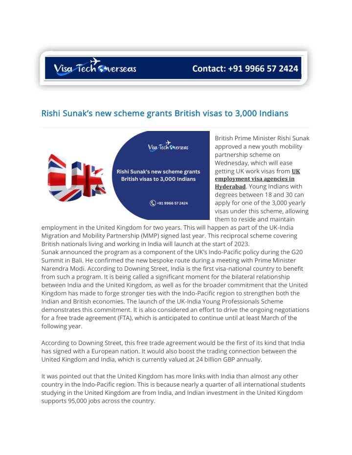 rishi sunak s new scheme grants british visas n.w