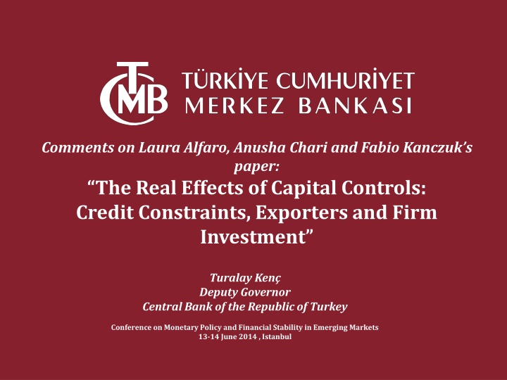 comments on laura alfaro anusha chari and fabio n.w