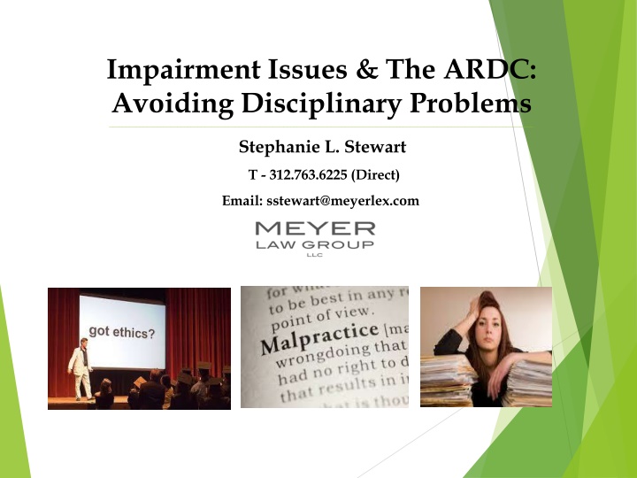 impairment issues the ardc avoiding disciplinary n.w