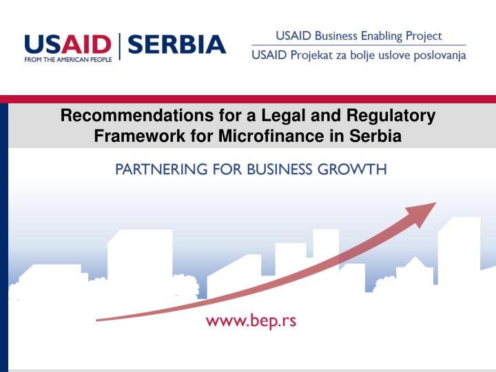 recommendations for a legal and regulatory n.w