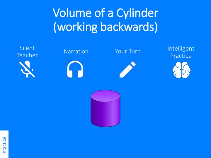 volume of a cylinder volume of a cylinder working n.w