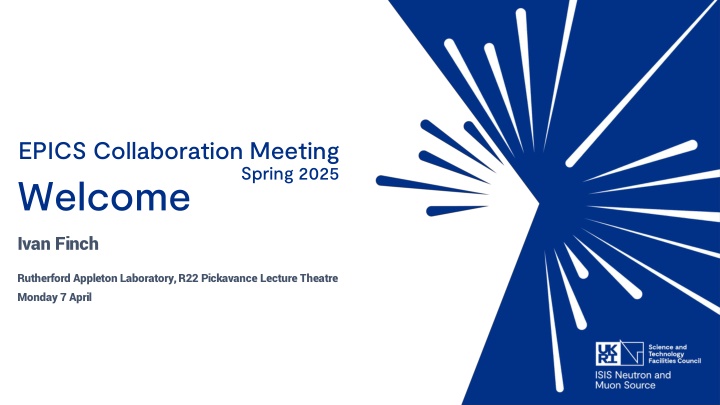 epics collaboration meeting welcome n.w