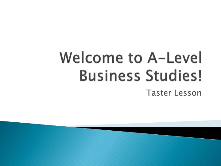 taster lesson n.w