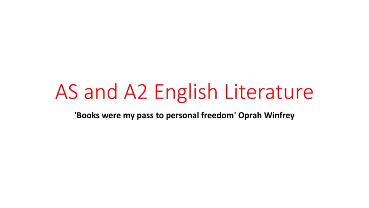 as and a2 english literature n.w