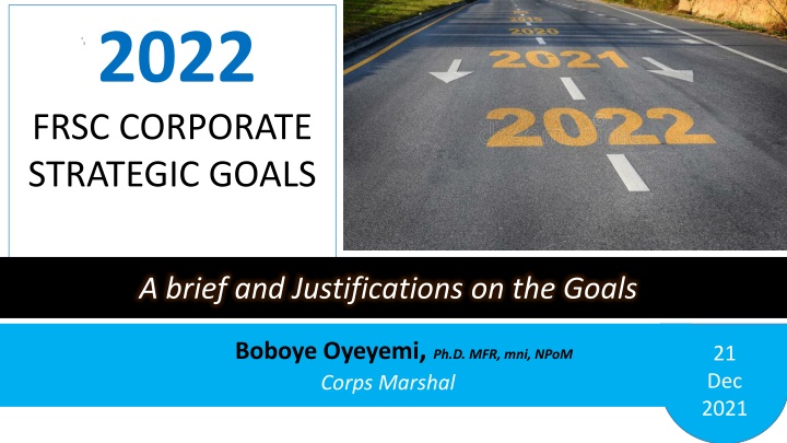 2022 frsc corporate strategic goals n.w
