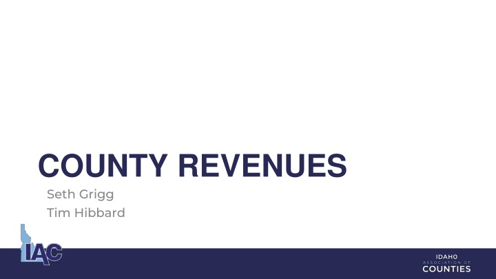 county revenues n.w