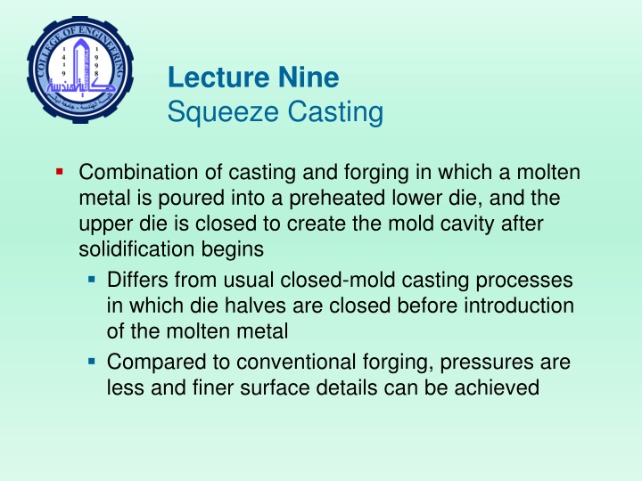 Advanced Metal Casting Techniques