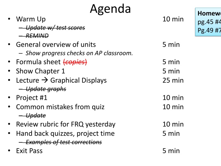 agenda n.w