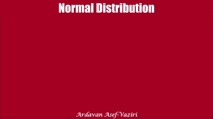 normal distribution n.w