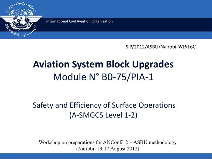 international civil aviation organization n.w