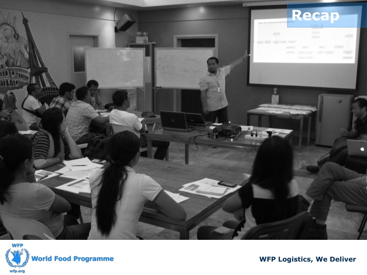 WFP Logistics and Delivery Recap