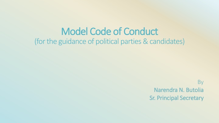 model code of conduct model code of conduct n.w