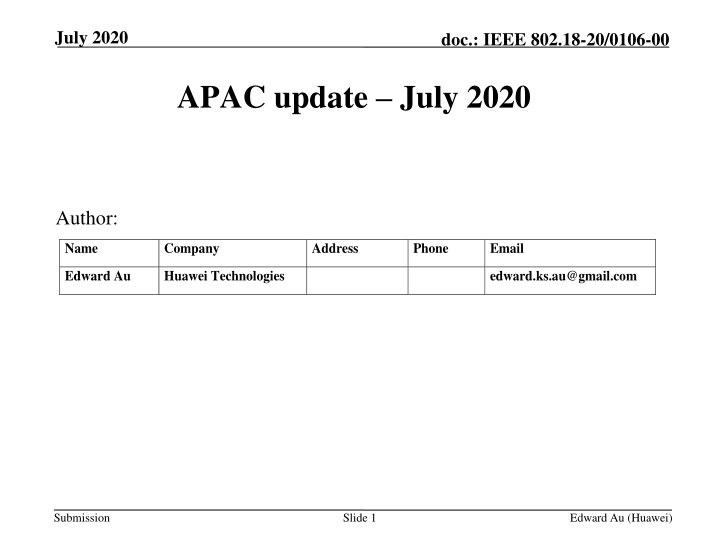 july 2020 n.w