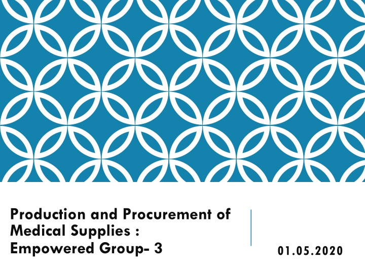production and procurement of medical supplies n.w