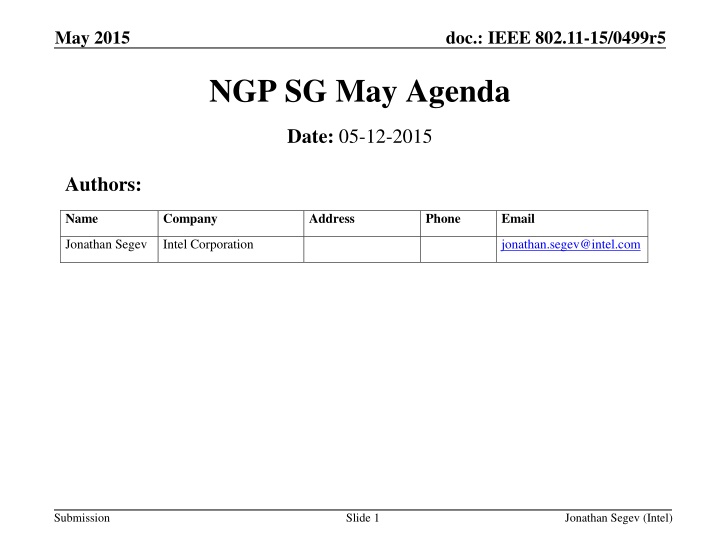 may 2015 n.w