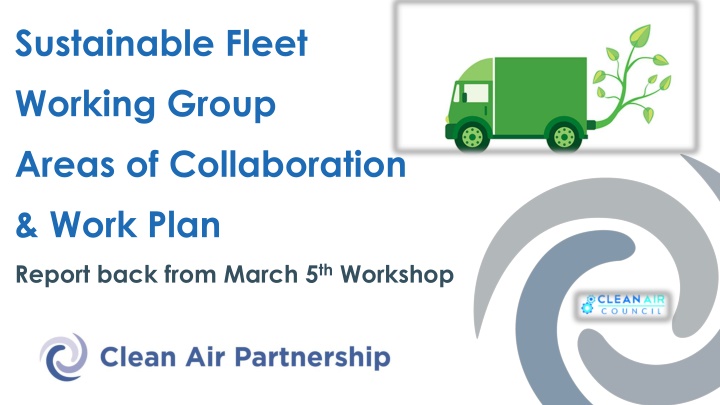 sustainable fleet working group areas n.w